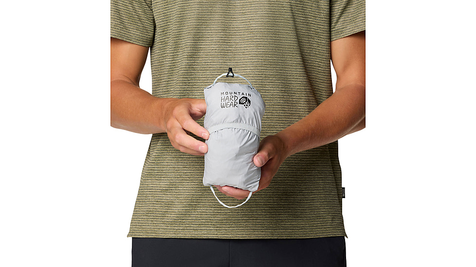 Mountain Hardwear Kor AirShell Hooded Jacket - Mens, Glacial, M, 190423023486