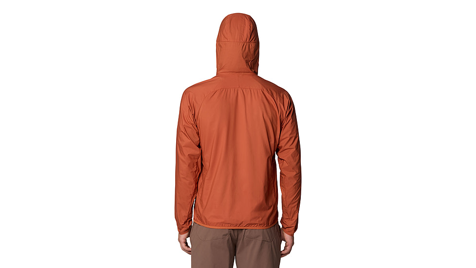 Mountain Hardwear Kor AirShell Hooded Jacket - Mens, Raw Carnelian, XL, 190423023622