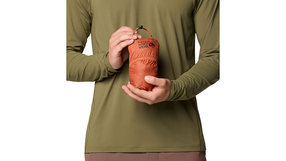 Mountain Hardwear Kor AirShell Hooded Jacket - Mens, Raw Carnelian, XL, 190423023622