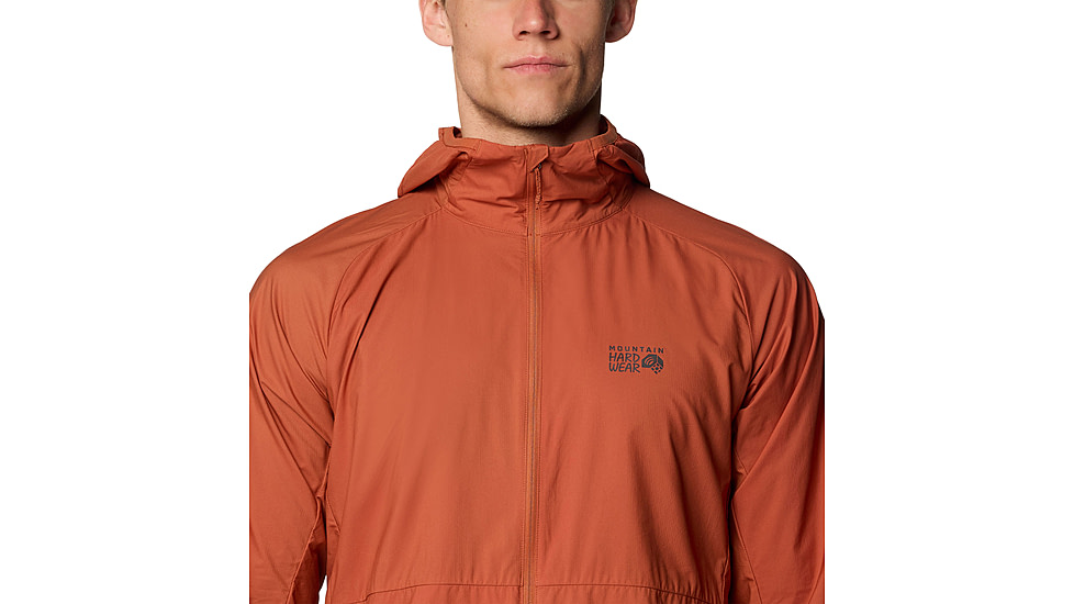 Mountain Hardwear Kor AirShell Hooded Jacket - Mens, Raw Carnelian, XL, 190423023622