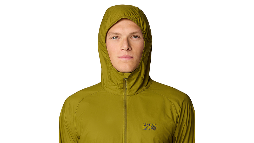 Mountain Hardwear Kor AirShell Hooded Jacket - Men's, Vetiver, L, 2123781-379-L