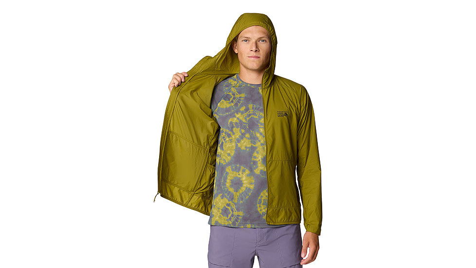 Mountain Hardwear Kor AirShell Hooded Jacket - Men's, Vetiver, L, 2123781-379-L