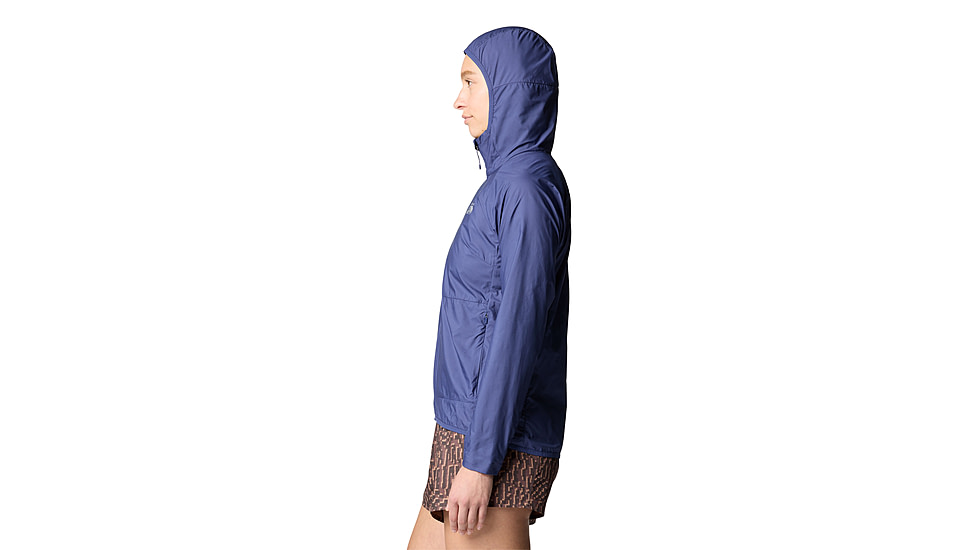 Mountain Hardwear Kor Airshell Hooded Jacket - Womens, Lapis Dusk, XS, 190423039777