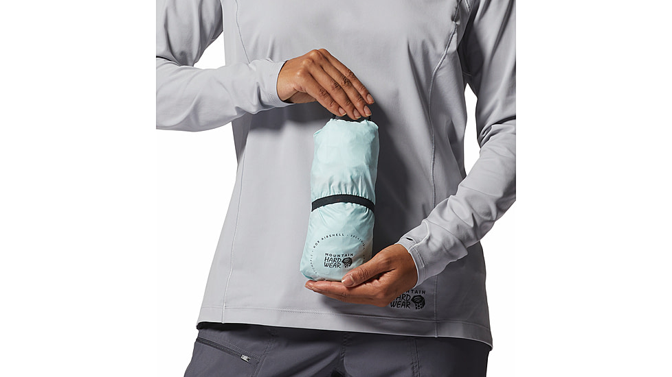 Mountain Hardwear Kor AirShell Hoody - Womens, Pale Ice, Medium, 1985071428-Pale Ice-M