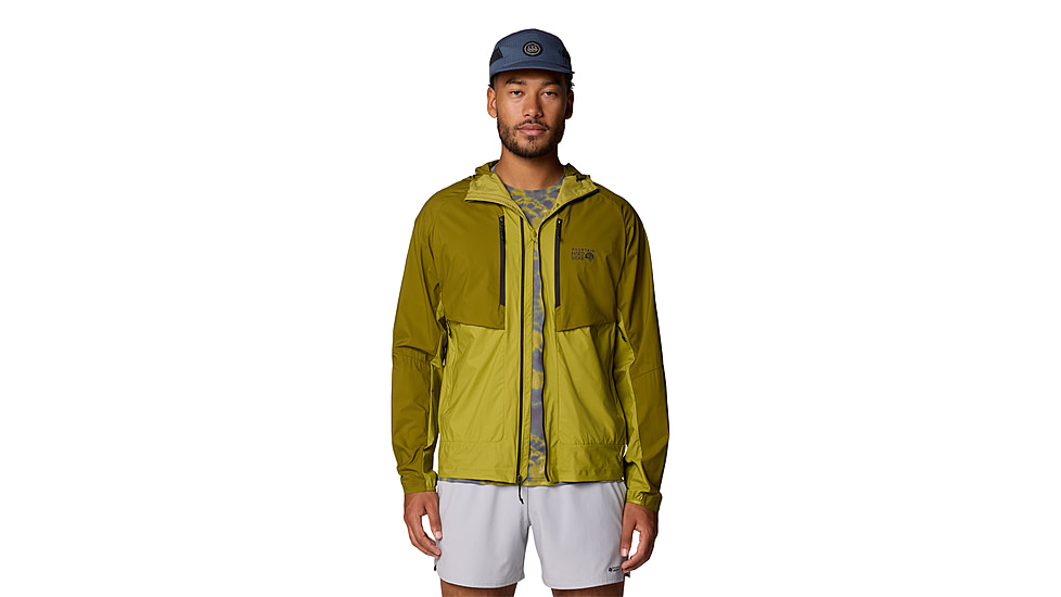 Mountain Hardwear Kor AirShell Hybrid Hooded Jacket - Mens, Vetiver, Moon Moss, XXL, 190423029587