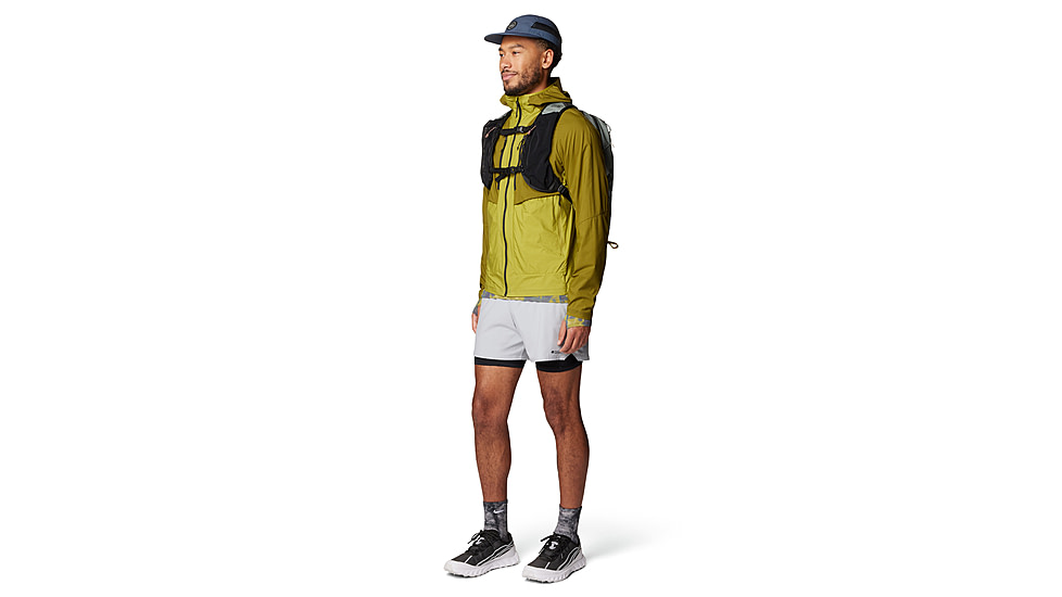 Mountain Hardwear Kor AirShell Hybrid Hooded Jacket - Mens, Vetiver, Moon Moss, XXL, 190423029587