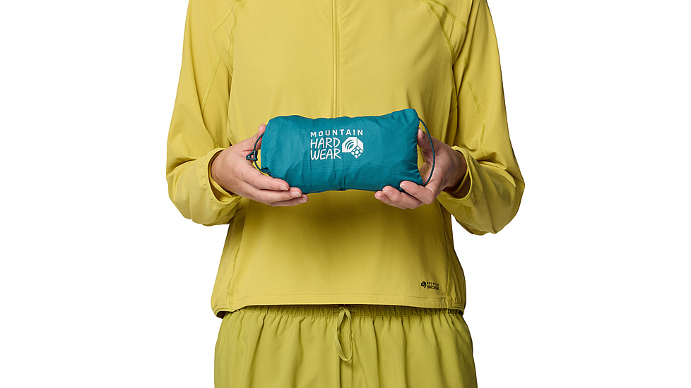 Mountain Hardwear Kor AirShell Hybrid Hooded Jacket - Womens, Dark Marsh/Jack Pine, M, 190423053438