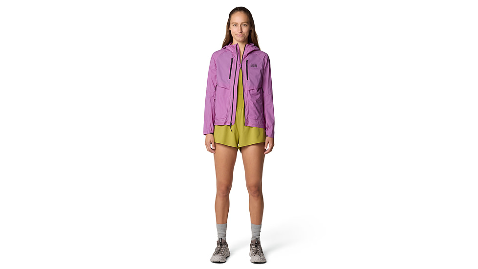 Mountain Hardwear Kor AirShell Hybrid Hooded Jacket - Womens, Lilac Glow, L, 190423053520