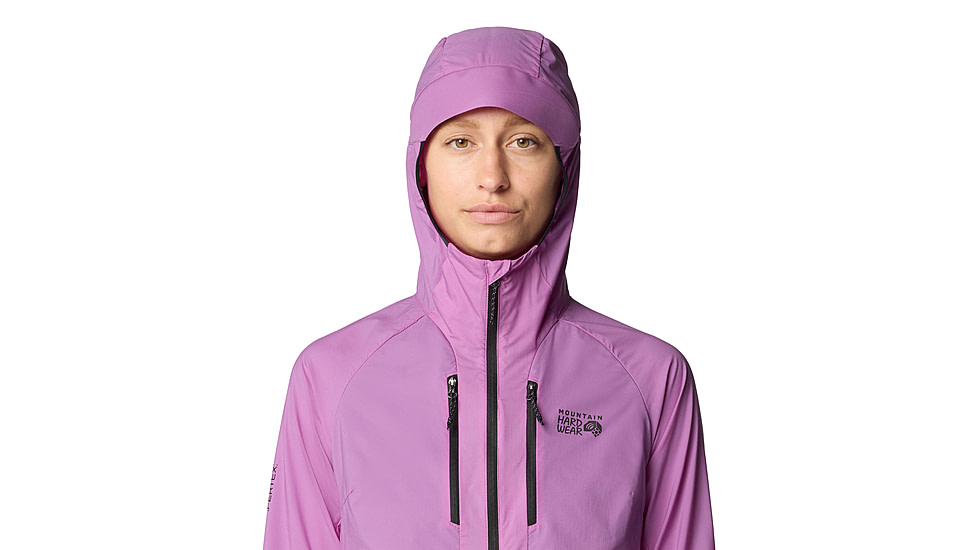 Mountain Hardwear Kor AirShell Hybrid Hooded Jacket - Womens, Lilac Glow, L, 190423053520