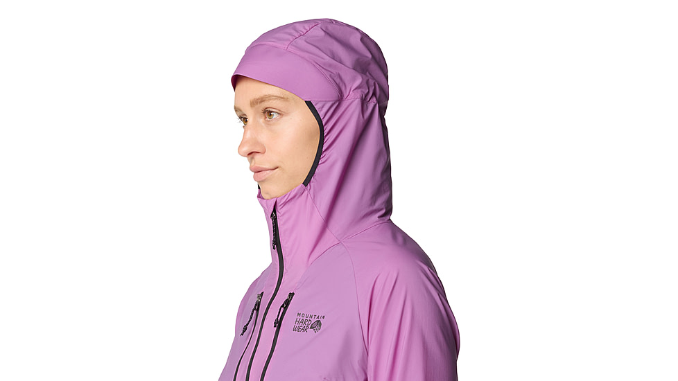 Mountain Hardwear Kor AirShell Hybrid Hooded Jacket - Womens, Lilac Glow, L, 190423053520