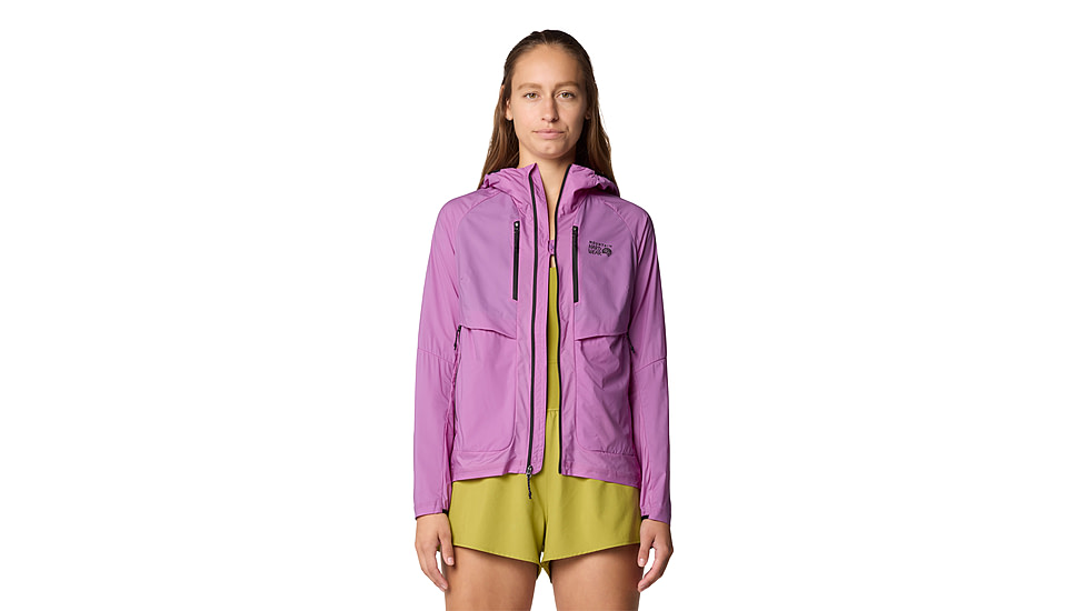 Mountain Hardwear Kor AirShell Hybrid Hooded Jacket - Womens, Lilac Glow, L, 190423053520