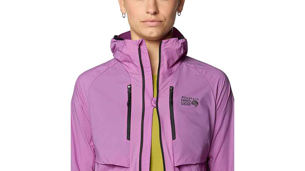 Mountain Hardwear Kor AirShell Hybrid Hooded Jacket - Womens, Lilac Glow, L, 190423053520