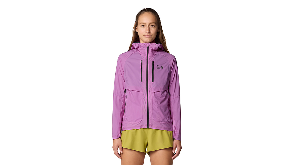 Mountain Hardwear Kor AirShell Hybrid Hooded Jacket - Womens, Lilac Glow, L, 190423053520