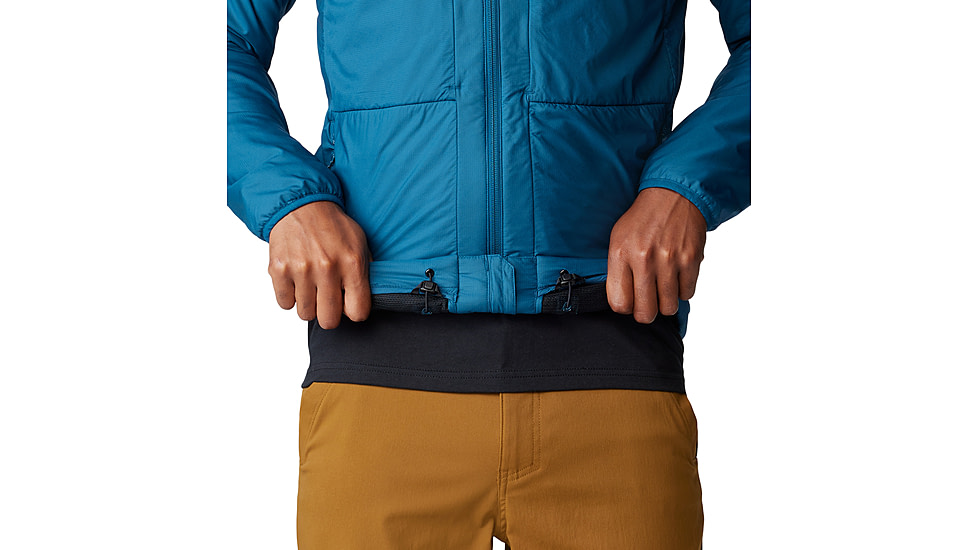 Mountain Hardwear Kor AirShell Warm Hoody - Mens, Dark Caspian, Large, 2092121418-L