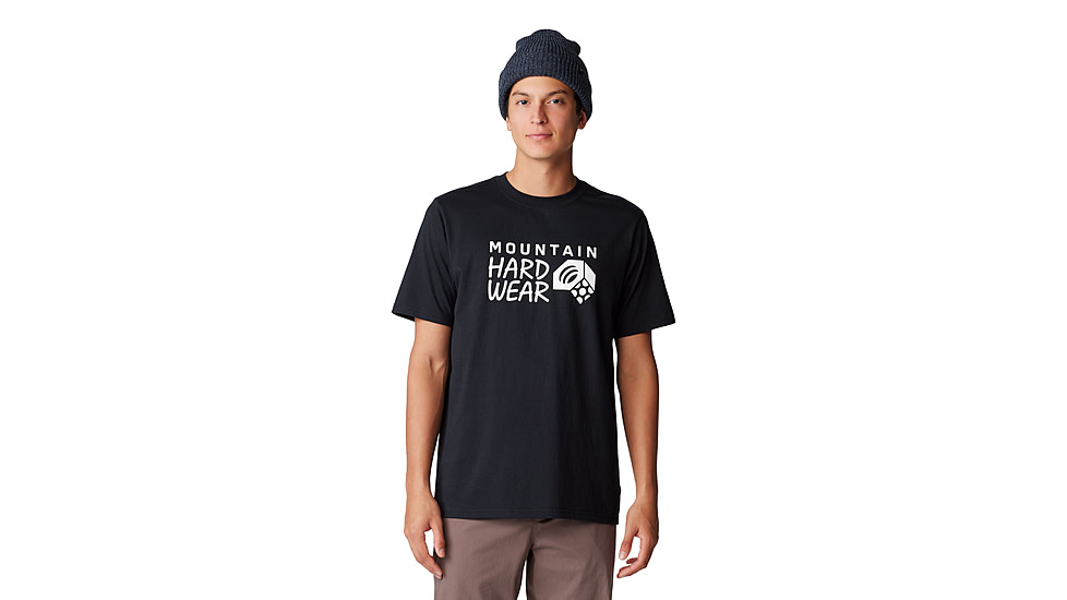 Mountain Hardwear Logo Short Sleeve Shirt - Mens, Black, XXL, 190423059812
