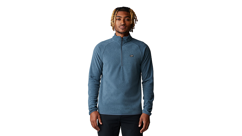 Mountain Hardwear Microchill 1/4 Zip Pullover - Mens, 430, XL, 2104711-430-XL