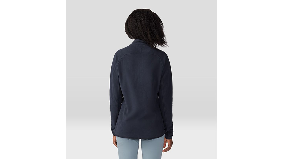 Mountain Hardwear Microchill 1/4 Zip Pullover - Womens, Black, Small, 2048281010-S