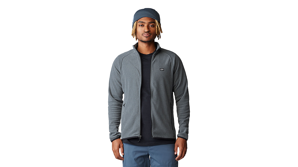 Mountain Hardwear Microchill Full Zip Jacket - Mens, 007, S, 2104701-007-S