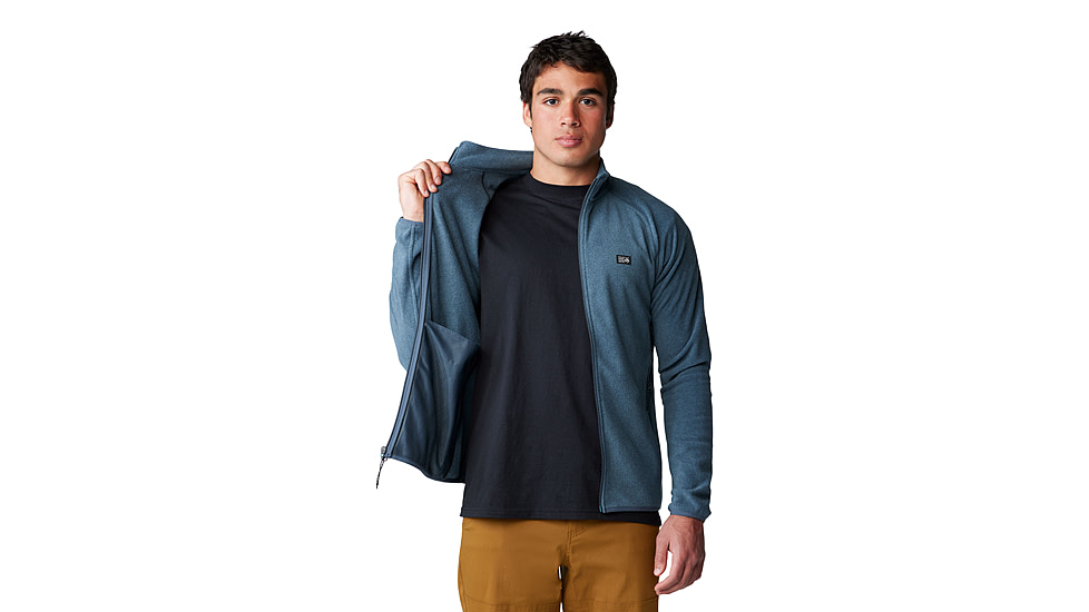 Mountain Hardwear Microchill Full Zip Jacket - Mens, 430, XL, 2104701-430-XL