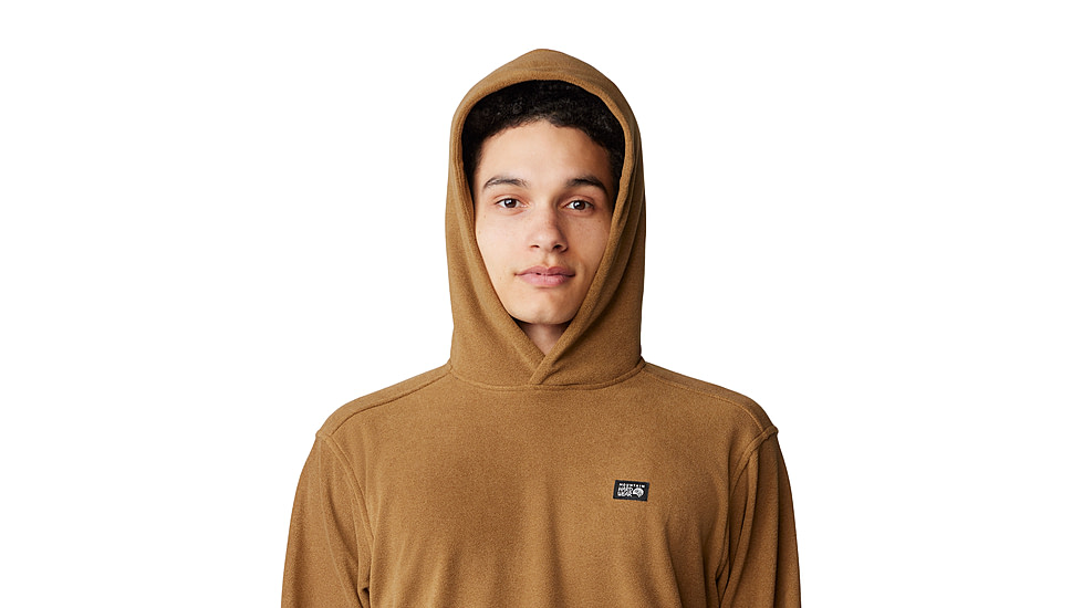 Mountain Hardwear Microchill Hoody - Mens, Golden Brown Heather, Large, 2043661233-L