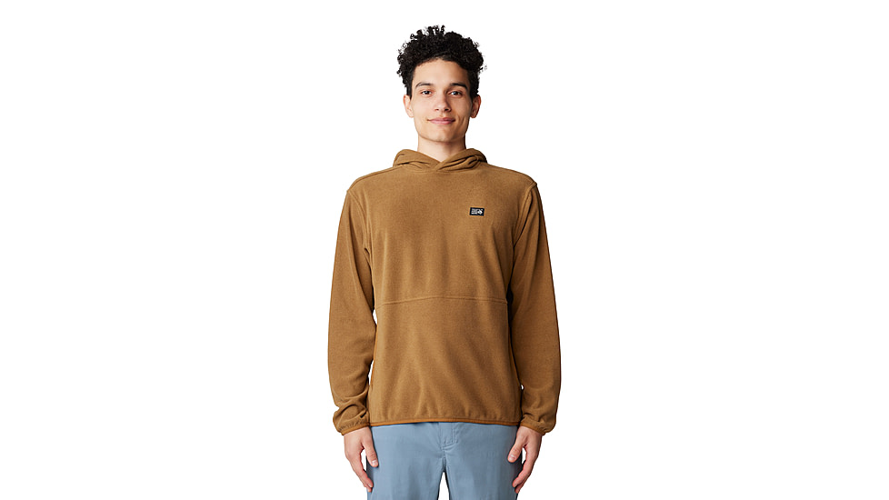 Mountain Hardwear Microchill Hoody - Mens, Golden Brown Heather, Large, 2043661233-L
