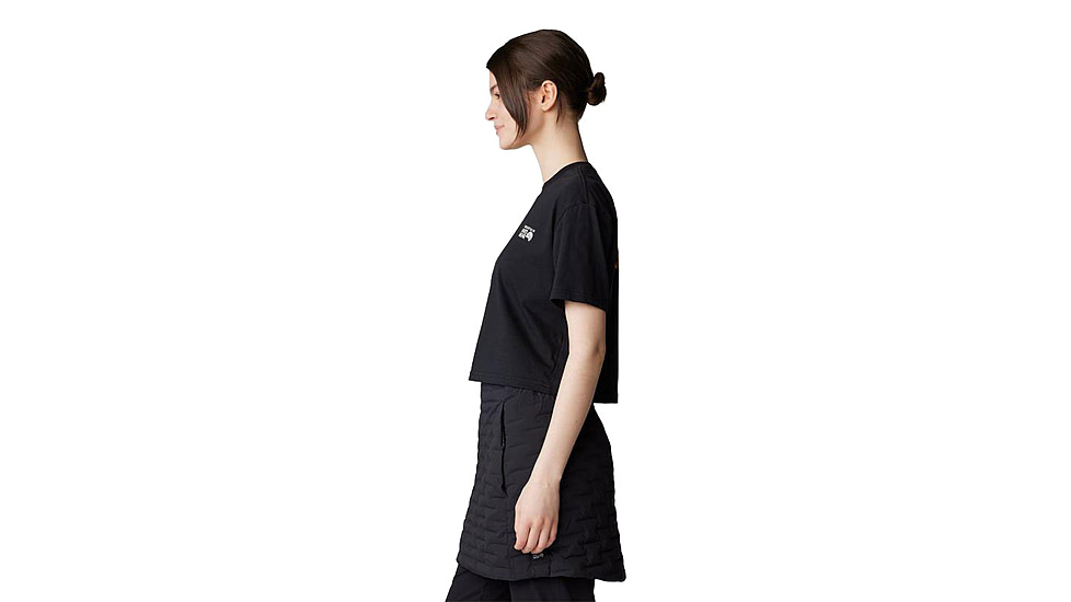 Mountain Hardwear Box Logo Boxy Crop Short Sleeve Shirt - Womens