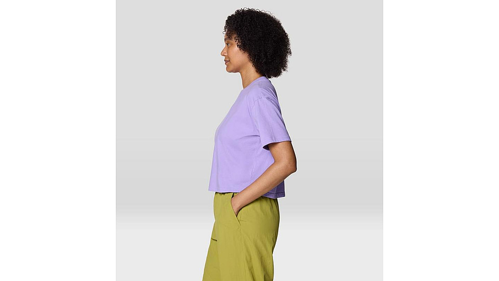 Mountain Hardwear Graphic Boxy Crop SS Top - Womens