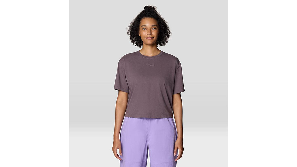 Mountain Hardwear Graphic Boxy Crop SS Top - Womens