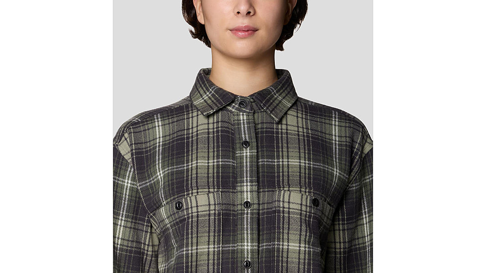 Mountain Hardwear Plusher Relaxed Long Sleeve Flannel - Womens