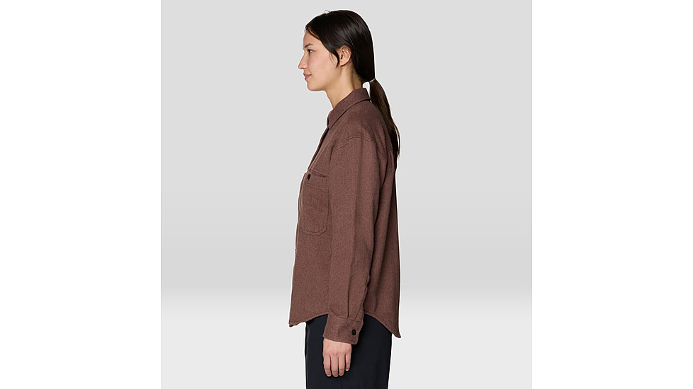 Mountain Hardwear Plusher Relaxed Long Sleeve Flannel - Womens
