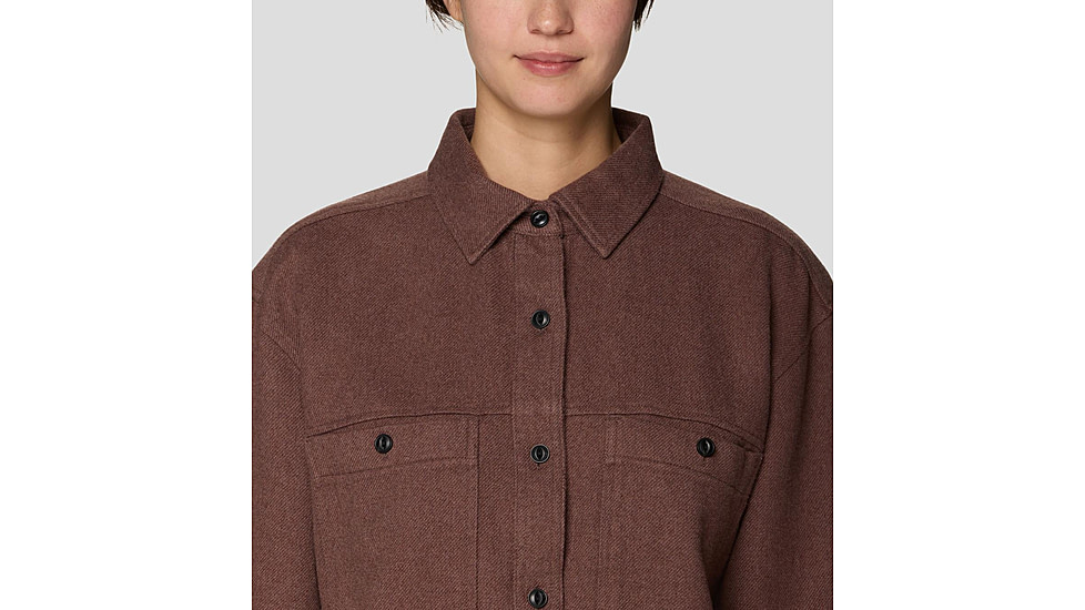 Mountain Hardwear Plusher Relaxed Long Sleeve Flannel - Womens