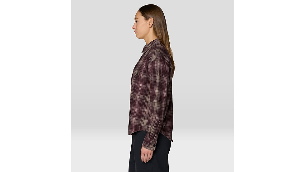 Mountain Hardwear Plusher Relaxed Long Sleeve Flannel - Womens