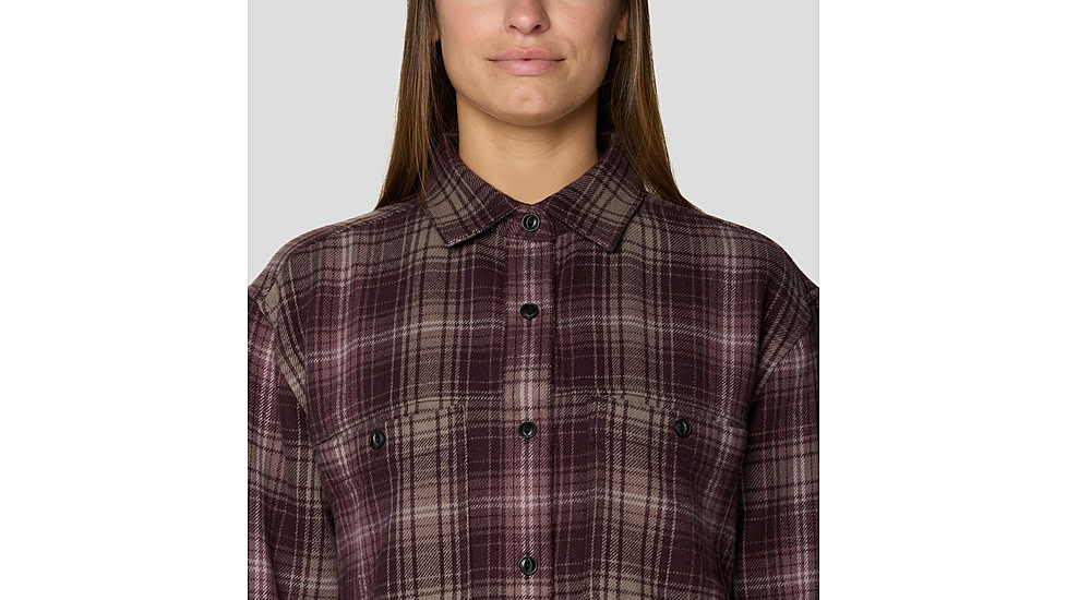 Mountain Hardwear Plusher Relaxed Long Sleeve Flannel - Womens