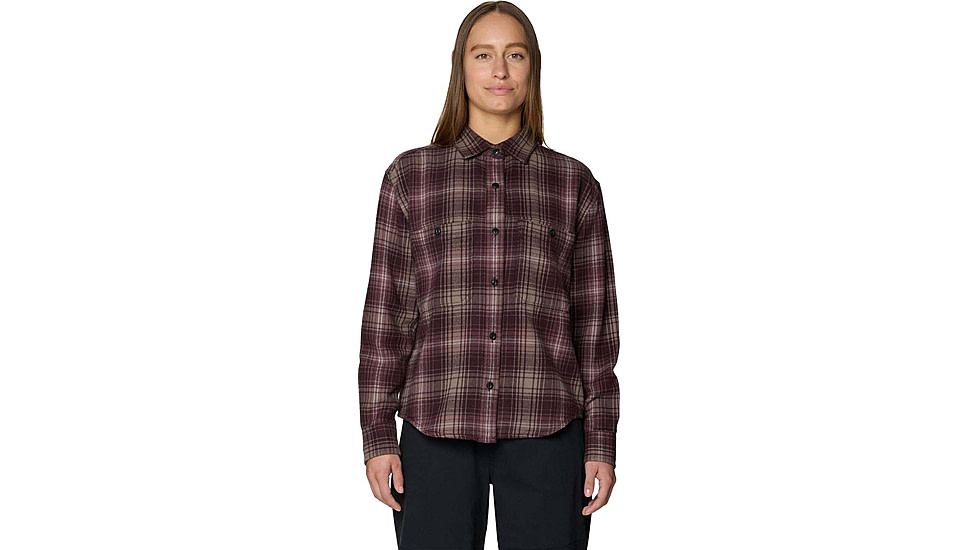 Mountain Hardwear Plusher Relaxed Long Sleeve Flannel - Womens