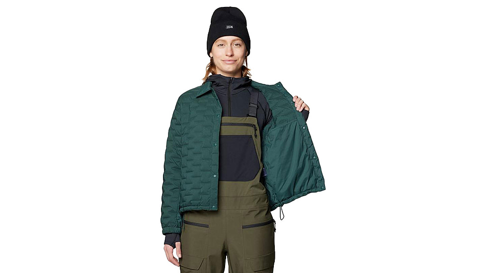 Mountain Hardwear Stretchdown Light Snap Jacket - Womens
