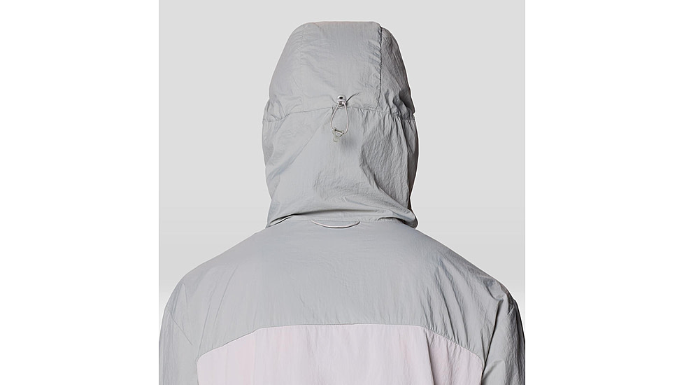 Mountain Hardwear Wind Veil Hooded Jacket - Women's, Half Moon Grey, City Fog, Approaching St, L, 2146771-059-L