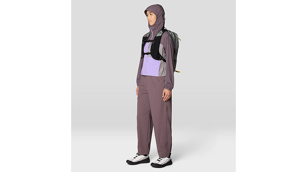 Mountain Hardwear Wind Veil Hooded Jacket - Women's, Purple Sage, Harbor Violet, Approaching, S, 2146771-574-S