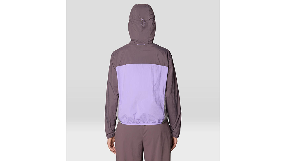 Mountain Hardwear Wind Veil Hooded Jacket - Women's, Purple Sage, Harbor Violet, Approaching, S, 2146771-574-S