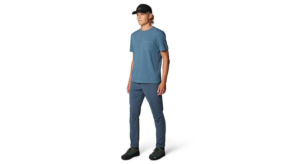 Mountain Hardwear On Edge Short Sleeve Shirt - Mens, Adriatic Blue, M, 190423016297