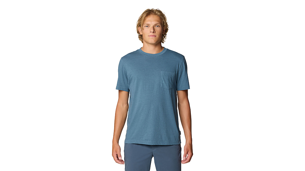 Mountain Hardwear On Edge Short Sleeve Shirt - Mens, Adriatic Blue, M, 190423016297