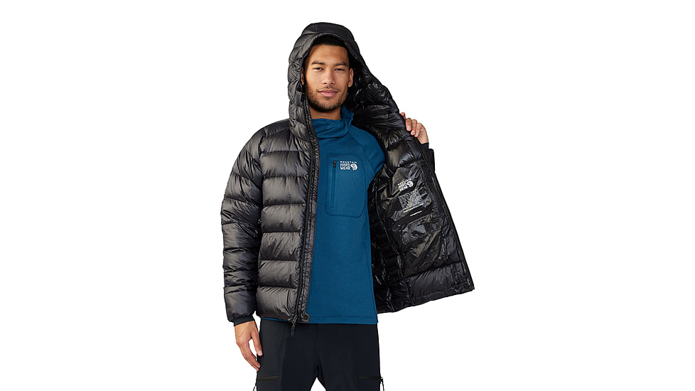 Mountain Hardwear Phantom Alpine Down Hooded Jacket - Mens, 010, M, 2092271-010-M