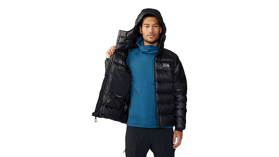 Mountain Hardwear Phantom Alpine Down Hooded Jacket - Mens, 010, M, 2092271-010-M