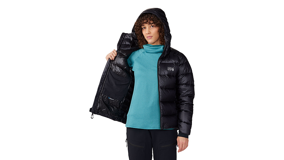 Mountain Hardwear Phantom Alpine Down Hooded Jacket - Womens, 010, S, 2092811-010-S
