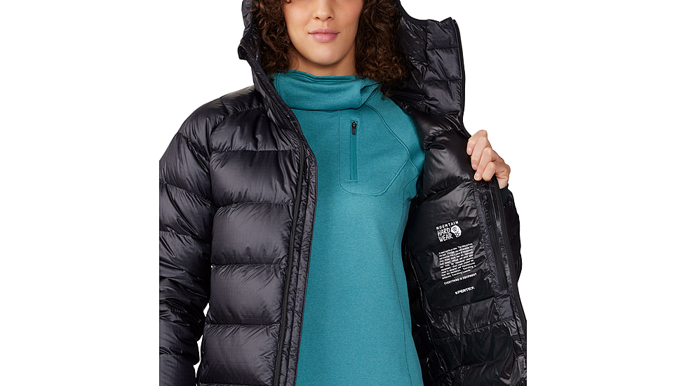 Mountain Hardwear Phantom Alpine Down Hooded Jacket - Womens, 010, S, 2092811-010-S