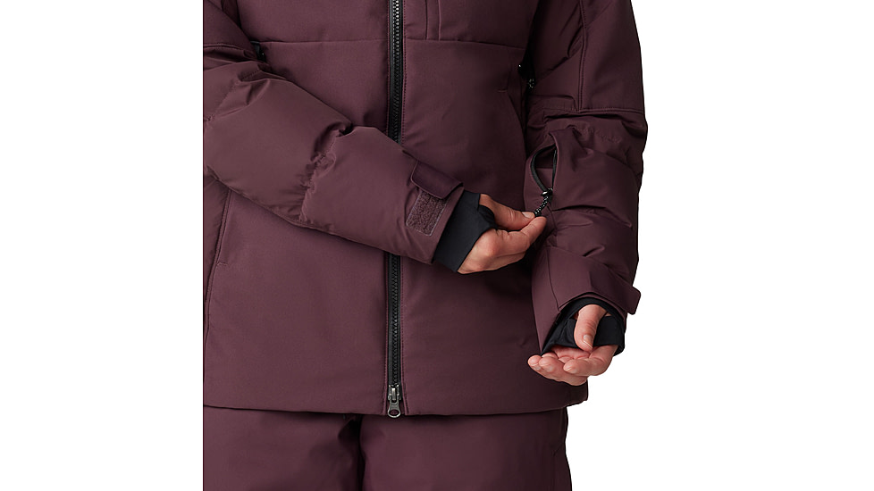 Mountain Hardwear Powder Maven Down Jacket - Womens, Blackberry, Small, 2092931513-S