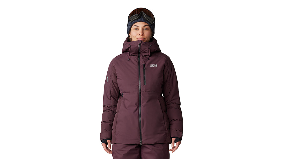 Mountain Hardwear Powder Maven Down Jacket - Womens, Blackberry, Small, 2092931513-S