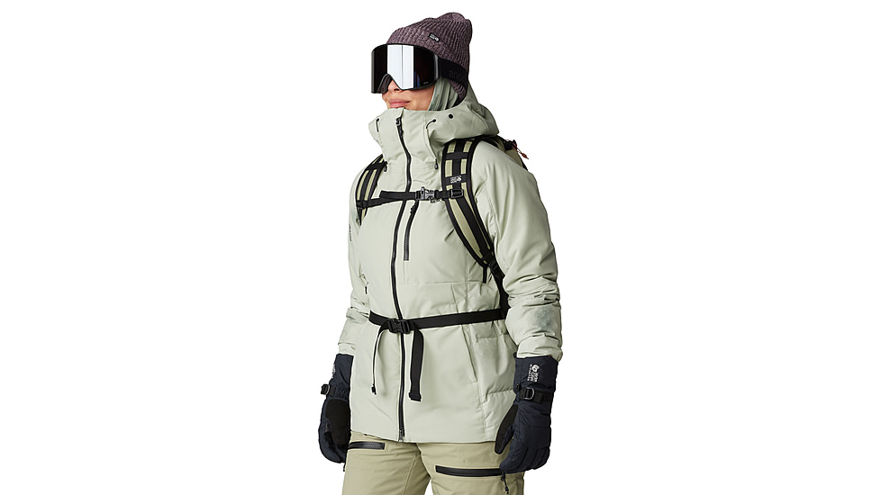 Mountain Hardwear Powder Maven Down Jacket - Womens, White Sage, Medium, 2092931342-M