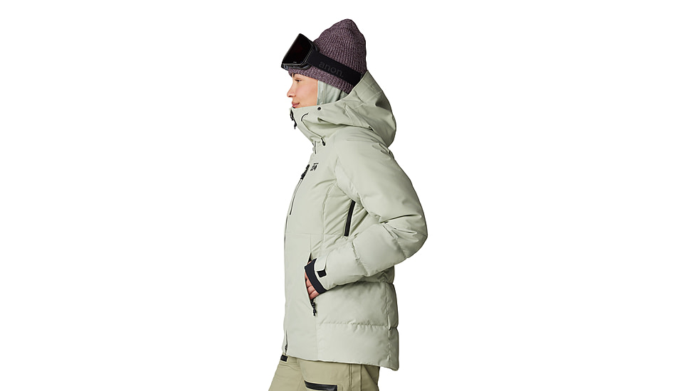 Mountain Hardwear Powder Maven Down Jacket - Womens, White Sage, Medium, 2092931342-M