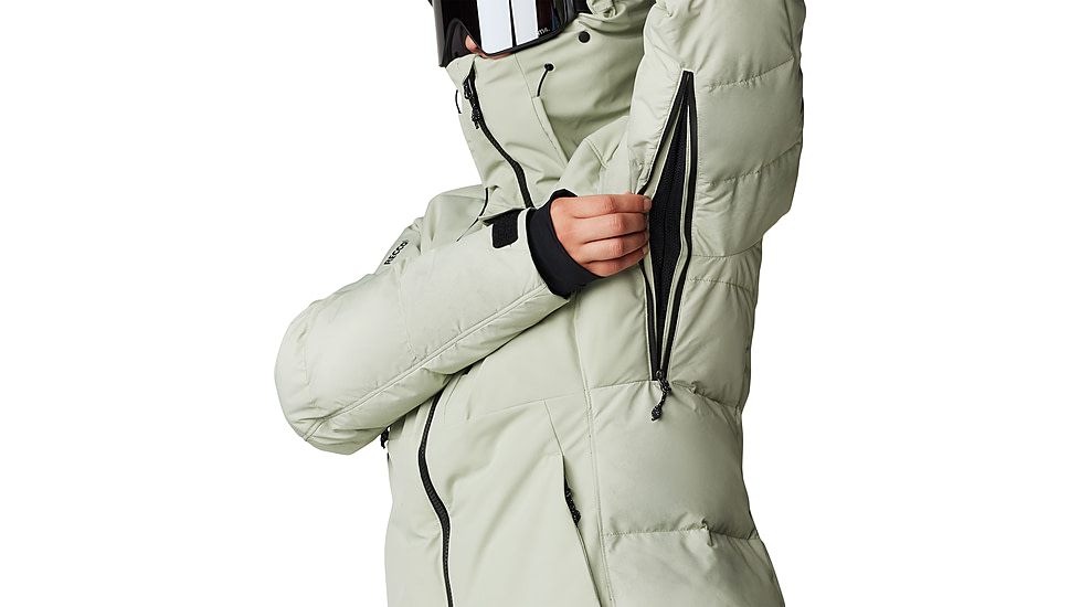 Mountain Hardwear Powder Maven Down Jacket - Womens, White Sage, Medium, 2092931342-M