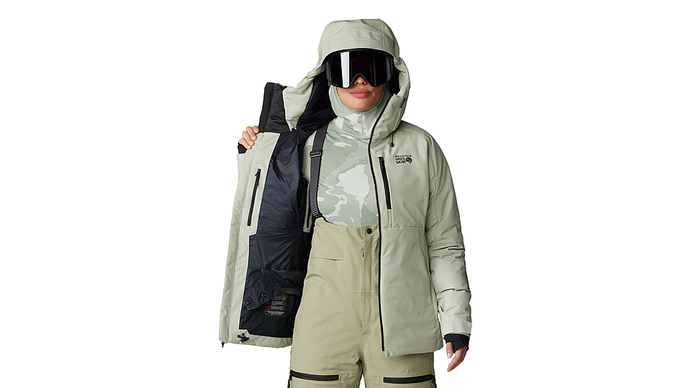 Mountain Hardwear Powder Maven Down Jacket - Womens, White Sage, Medium, 2092931342-M